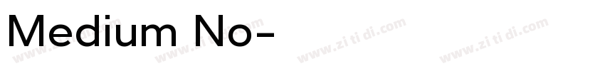 Medium No字体转换